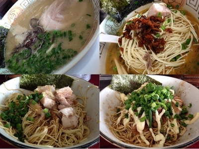 「ラーメン ＋ 替え玉 ＋ 和え玉２つ！」@博多長浜らーめん 楓神の写真