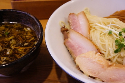 「柿酢のつけ麺(醤油、２玉)」@麺屋KABOちゃんの写真