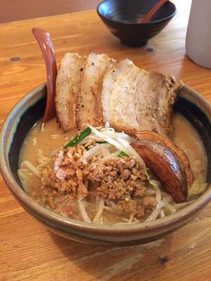 「味噌漬け炙りチャーシュー麺」@味噌屋 麺吉 水戸店の写真
