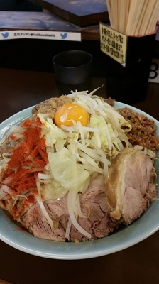 「汁なし 450g」@立川マシマシ秘密工場の写真