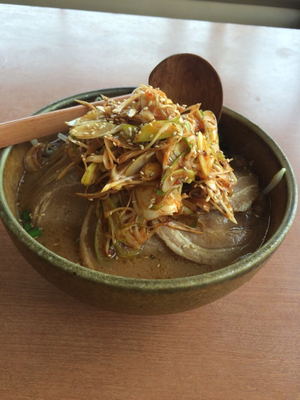 「みそねぎチャーシューらーめん」@らーめん 麺の華 鉾田店の写真