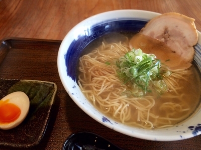 「塩蕎麦（細麺）（690円）」@自家製麺 琥珀の写真