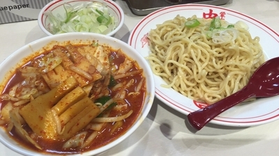 「冷し味噌野菜麺大盛辛さ2倍」@蒙古タンメン 中本 御徒町店の写真