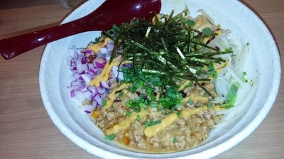 「みそまぜそば＋ジャンク好き」@麺小屋 てちの写真