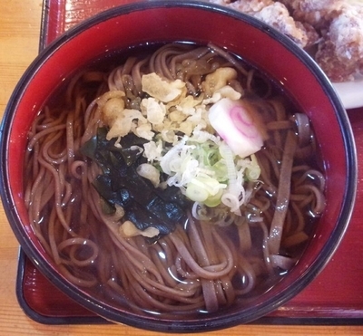 「かけそば300円」@ととや三代目の写真