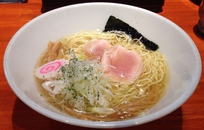 「淡麗中華そば(塩)＋チャーシュー丼(780円＋250円)」@中華そば 輝羅の写真