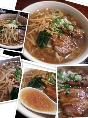 「自然洞ラーメン（黒）630円」@自然洞 麺舗の写真