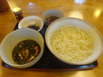 「地鶏のつけじるうどん」@蛙遊庵の写真