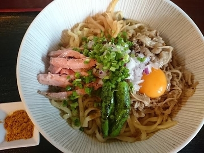 「【期間限定】牛のまぜそば ￥830」@和風らーめん 凪の写真