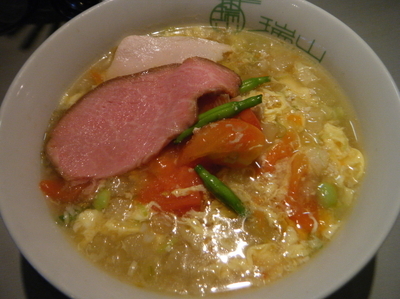 「【限定】蕃茄湯麺(トマトタンメン)800円」@中華蕎麦 瑞山（ZUIZAN）の写真