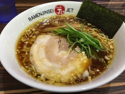 「丸鶏醤油そば」@ラーメン人生 JET 福島本店の写真