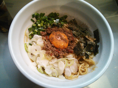 「台湾混ぜそば ￥600」@天雷軒 神谷町の写真