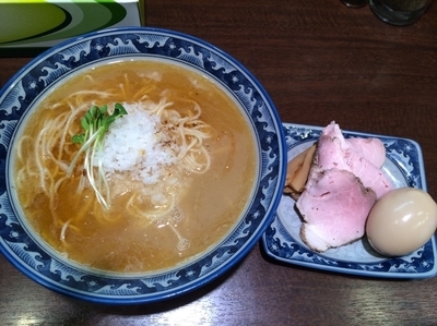「味玉特濃煮干しそば750円」@煮干神の写真