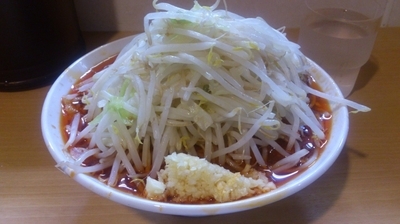 「【限定】果辣麺(ヤサイ・ニンニク・カラメ)」@豚星。の写真