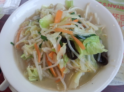 「野菜たっぷりタンメン646円」@バーミヤン 伊那日影店の写真