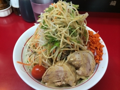 「冷やし中華・辛揚げ（850円）」@千里眼の写真