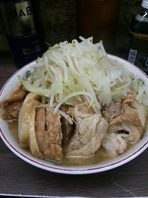 「小ダブル野菜ニンニク(890円)」@ラーメン二郎 横浜関内店の写真