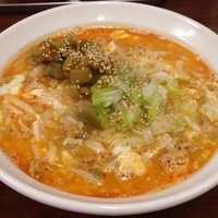 影丸たんたん麺 赤影＋からあげセット(700円＋250円)