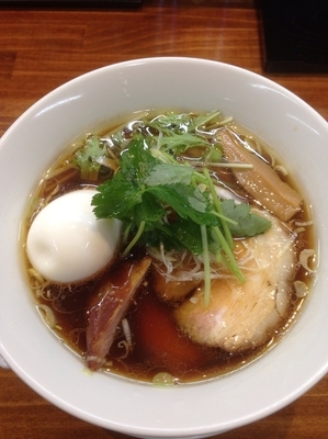 「特選正油らーめん」@塩らーめん 千茶屋の写真