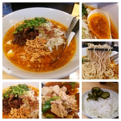 「【8月限定】つなぎ流 酢～辣～タンメン950円+ﾗｲｽ」@らぁ麺屋 つなぎの写真