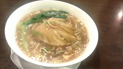 「ふかひれ姿煮入りスープ麺(2280円)」@福来麺菜館の写真
