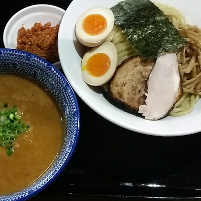 「味噌つけ　８３０円＋味玉＋辛肉味噌ハーフ５０円」@二代目 むじゃきの写真