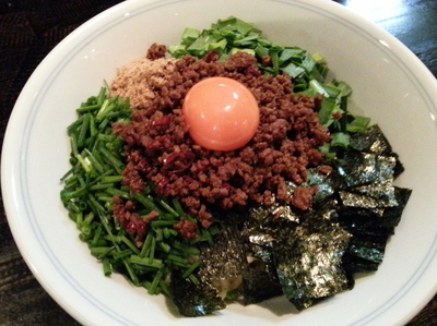 「台湾まぜそば800円」@麺亭 裕雅の写真