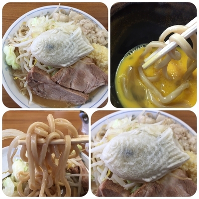 「鯛焼きラーメン¥680+生卵¥50」@たいやき本舗 藤家 泉店の写真