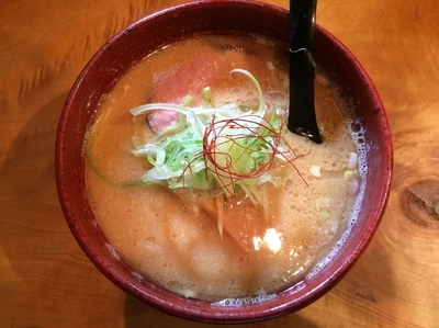 「酒かすのらーめん」@梅花亭の写真