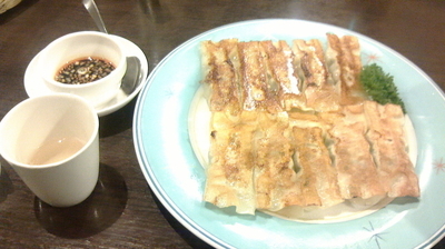 「鉄貼(焼餃子)(10個)(800円)」@福来麺菜館の写真