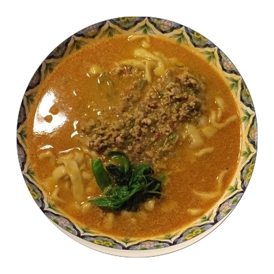 「☆カレー坦々麺☆」@中国ラーメン 揚州商人 末吉橋店の写真