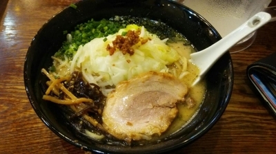 「とんこつキャベツのせ  \770」@とんこつらーめん つけめん 鋼 HAGANEの写真