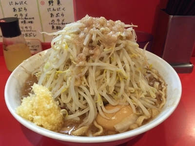 「小ラーメン 玉子変更  野菜チョイ アブラ ニンニク」@麺屋 桐龍の写真