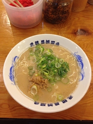「ラーメン」@名物元祖長浜ラーメン 長浜屋台の写真