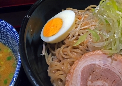 「煮干し、さば節入り魚介系つけ麺　大盛」@みながわの写真