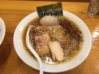 「中華そば（味玉クーポン使用）750円」@下町中華そば すずめ食堂の写真
