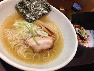 「ランチセット（塩とご飯物）」@中華蕎麦きみのの写真