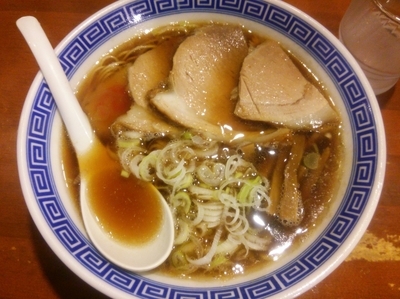 「あご神中華そば（硬め、ニンニク・ショウガなし）＋替玉（硬め」@にぼ神 角ふじの写真