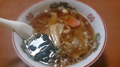 「ラーメン（400円）」@ポプラの写真