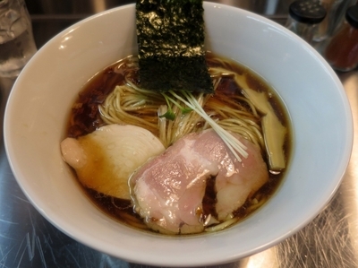 「鰹×鶏らー麺 ７４０円」@Bonito Soup Noodle RAIKの写真