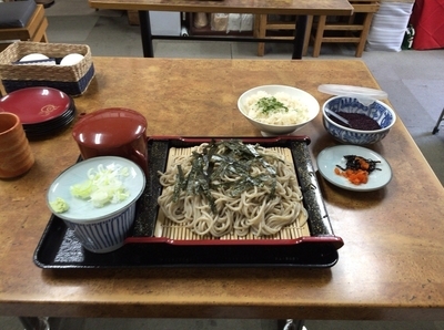 「ざるそば、小茶飯」@美吉の写真