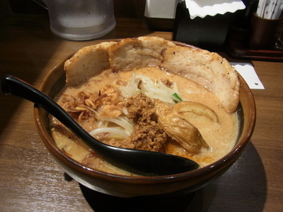 「北海道味噌 味噌漬け炙りチャーシュー麺 1080円」@麺場 田所商店 木更津店の写真