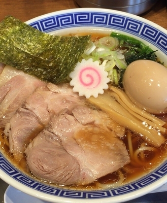 「豚玉中華そば」@舎鈴 桶川店の写真