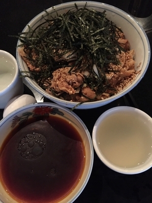 「冷たい肉そば」@そば処 港屋MINATOYAの写真