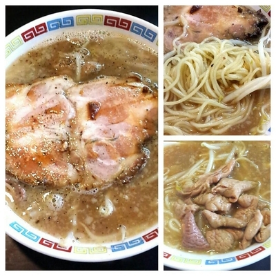 「ホルモンとんみん500円+チャーシュー200円」@13湯麺の写真