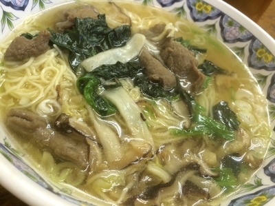 「牛肉のあっさり激辛ラーメン」@中国ラーメン 揚州商人 千葉都町店の写真