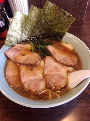 「チャーシュー麺1050円+大盛150円、硬め濃いめ」@らーめん晴れる屋の写真
