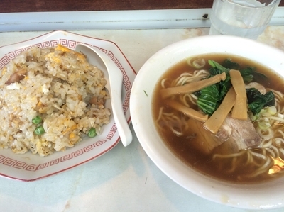 「半ラーメン炒飯セット【750円】」@きたごうの写真