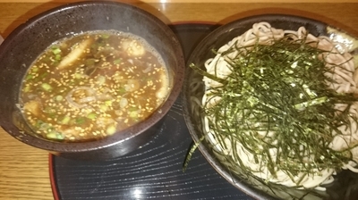 「豚つけそば（６５０円）大盛無料」@めん処 でんの写真