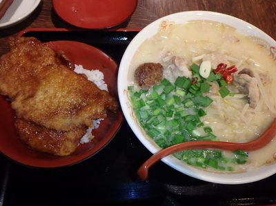 「塩とんセット(1,200円)」@なん・なん亭 福井西武道館店の写真